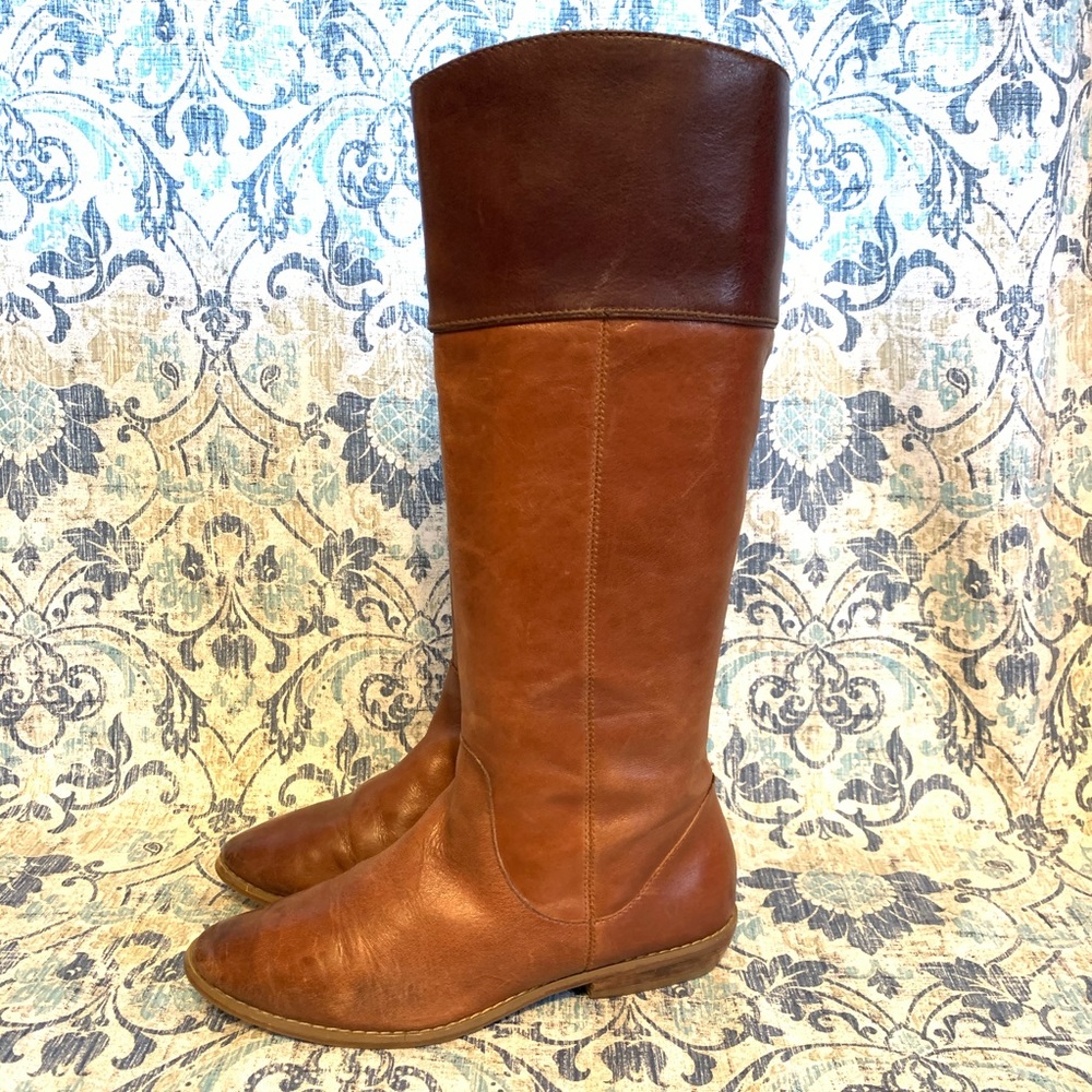 Seychelles Tall Leather Flat Boots